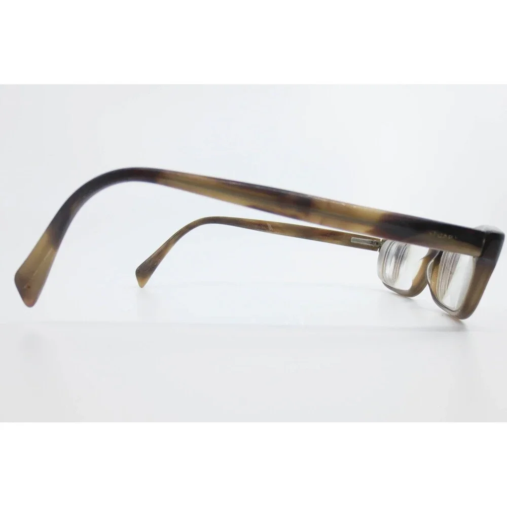 Jills Stuart Brown Tortoiseshell Rectangular Eyeglasses Frames 52-15-140 38259